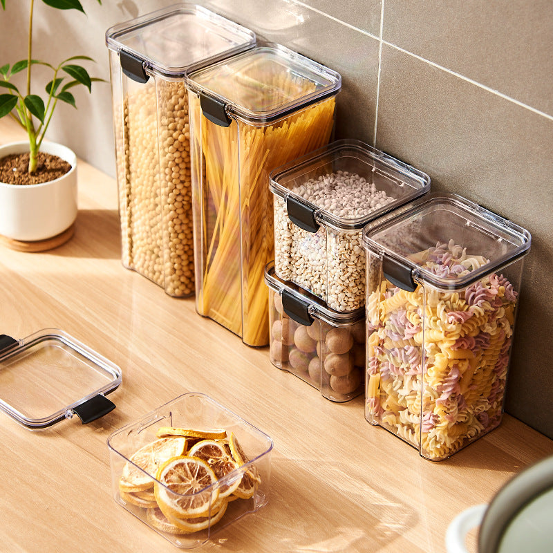 Lebensmittelechte Kunststoff-Vorratsdose für Snacks und Aufbewahrung