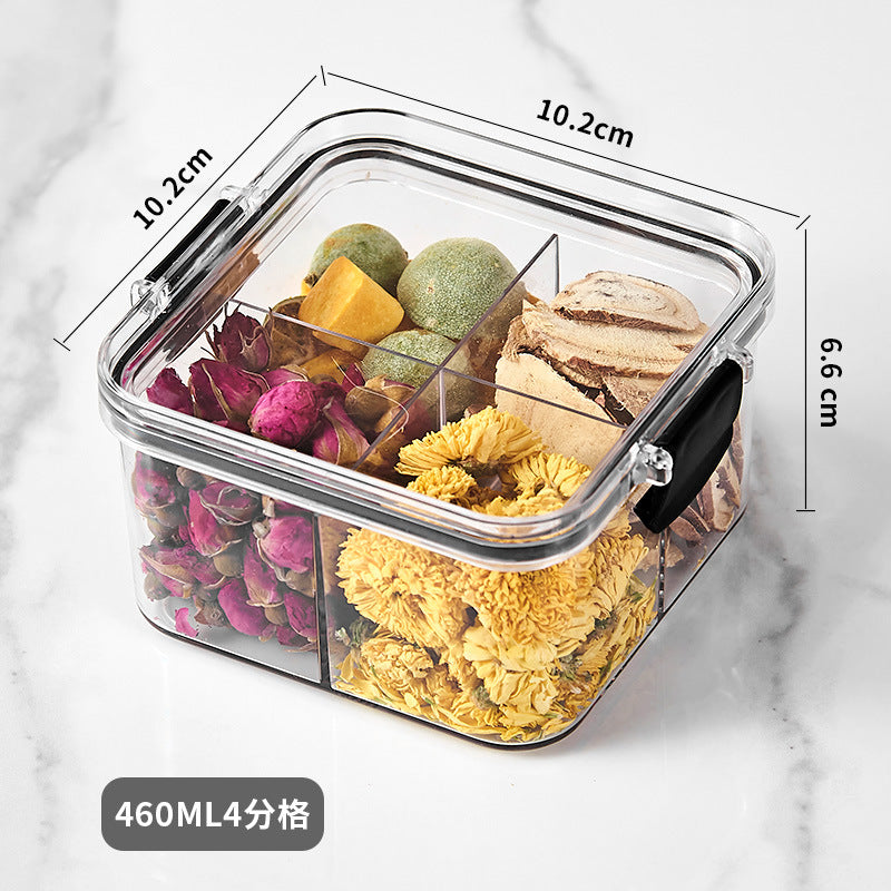 Lebensmittelechte Kunststoff-Vorratsdose für Snacks und Aufbewahrung