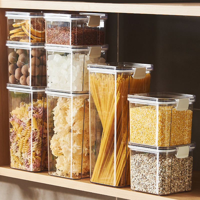 Lebensmittelechte Kunststoff-Vorratsdose für Snacks und Aufbewahrung